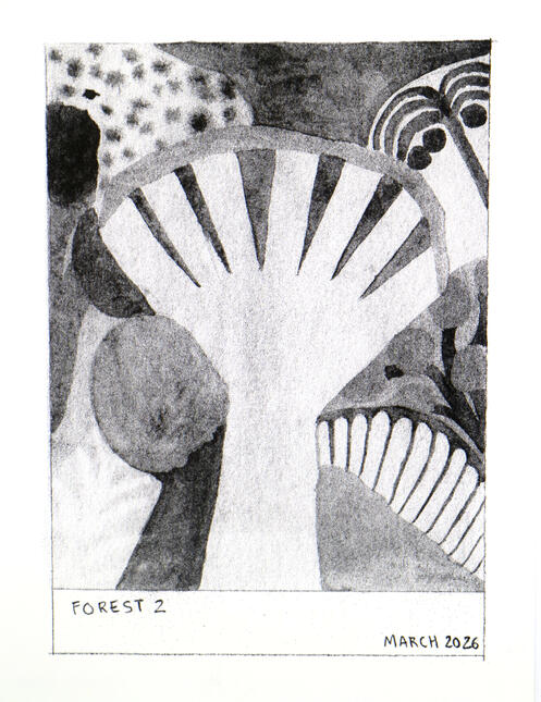 FOREST II - 1 INK RISOPRINT - A5